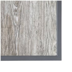 Bolero Wood Grain Effect Outdoor Glass Table Top Grey 700mm