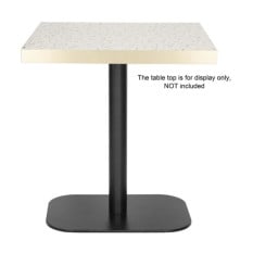 Bolero Black Cast Iron Table Base 720 x 420 x 600mm