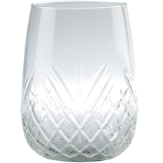 Borgonovo Steamless Rococo Tumbler Glass 475ml/16oz (Pack of 6)