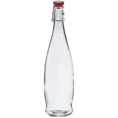 Swing Top Bottles 1 Litre Red Lid (Pack of 6)