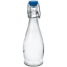 Borgonovo Indro Swing Top Bottles 335ml Blue Lid (Pack of 6)