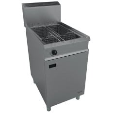 Falcon Chieftain Single Tank Twin Basket Free Standing Gas Fryer 24 Litre