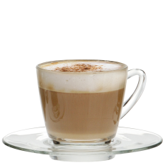 Ocean Glass Cappuccino Cup 240ml/8.5oz (Pack of 6)