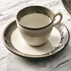 Steelite Revolution Edge Granite Harmony Liv Saucer 15cm/6" (Pack of 12)