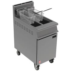 Falcon Dominator Plus Gas Fryer Twin Tank With Casters 25.6 Litre