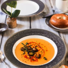 Steelite Revolution Edge Granite Soup Plate 24cm/9.5" 457.5ml/16oz (Pack of 12)