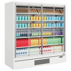 Tefcold Multideck With Doors 1955mm White
