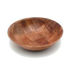Woven Wood Bowls 6" Dia