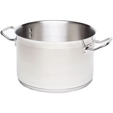 Genware Stainless Steel Casserole Pan 40cm 31 Litre