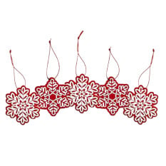 12" Festive Village Kraft Christmas Crackers with Quiz & Tree Hanger (Pack of 50)