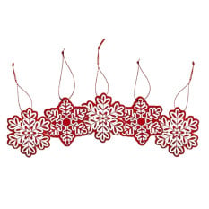 12" Festive Forest Kraft Mixed Box Christmas Crackers with Snowflake Tree Hangers (Pack of 50)