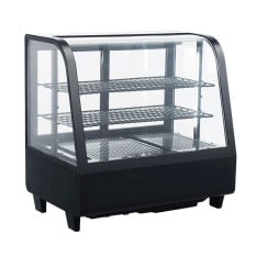 Graupel Countertop Display Cooler Black 100 Litre