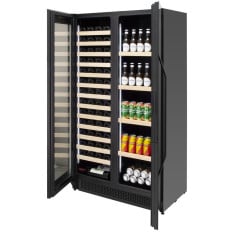 Polar G-Series Wine/Beer Double Door Fridge 122 Bottles 365 Litre