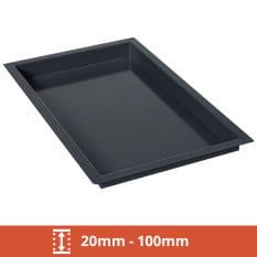 GN 1/1 Rational Granite Enamelled Container