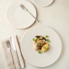 Gota Chalk Unico Winged Plate 22cm/8.5" (Pack of 6)
