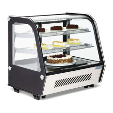 Polar G-Series Energy Efficent Countertop Display Fridge Black 120 Litre