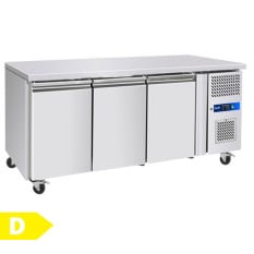 Prodis GRN-C3F Professional Three Door Stainless Steel Counter Freezer
