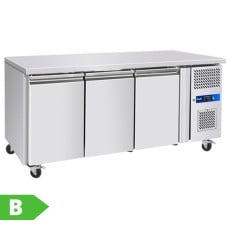 Prodis GRN-C3R Professional Three Door Stainless Steel Counter Fridge