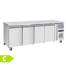 Prodis GRN-C4R 4 Door Stainless Steel Counter Fridge