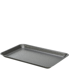 Baking Serving Tray Galvanised Steel Grey 31.5 x 21.5 x 2cm