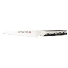 Global Ukon GUS-22 Scalloped Utility Knife 15cm