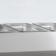 Tefcold Refrigerated Topping Unit 6x GN 1/3