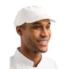 White Bakers Cap One Size