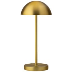 Tonga LED Cordless Table Lamp Brushed Gold 26cm