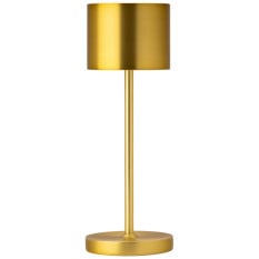 Tahiti LED Cordless Table Lamp Brushed Gold 26cm