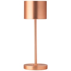 Tahiti LED Cordless Table Lamp Brushed Copper 26cm