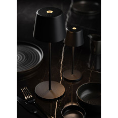 Bermuda LED Cordless Table Lamp Black 32cm