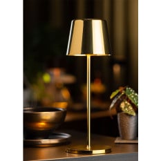 Bermuda LED Cordless Table Lamp Gold 32cm