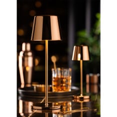 Bermuda LED Cordless Table Lamp Copper 32cm