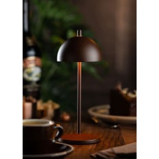 Antigua Micro LED Cordless Table Lamp Corten 20cm