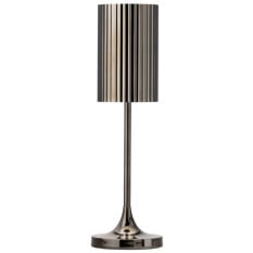 Cayman Micro LED Cordless Table Lamp Gunmetal 20cm