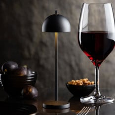 Antigua Nano LED Cordless Table Lamp Black 21cm
