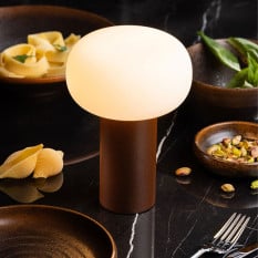 Tobago LED Cordless Table Lamp Corten 19cm