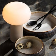 Tobago LED Cordless Table Lamp Sand 19cm