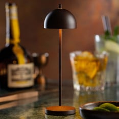 Antigua Nano LED Cordless Table Lamp Corten 21cm