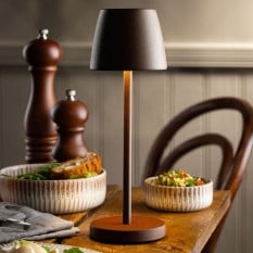Mini Montserrat LED Cordless Table Lamp Cocoa 26cm