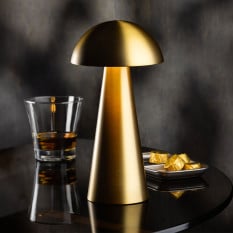 Grenada LED Cordless Table Lamp Gold 22.5cm