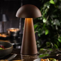 Grenada LED Cordless Table Lamp Cocoa 22.5cm
