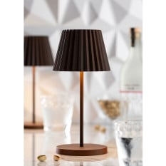 Dominica LED Cordless Table Lamp Cocoa 26cm