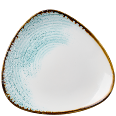 Churchill Homespun Accents Aquamarine Lotus Plate 22.9cm/9" (Pack of 12)