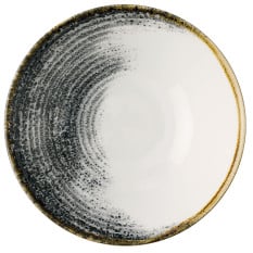 Churchill Studio Prints Homespun Accents Black Evolve Deep Bowl 19.6cm/7.75" (Pack of 6)