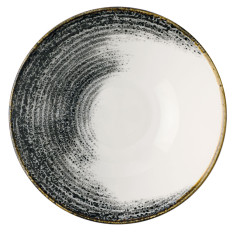 Churchill Studio Prints Homespun Accents Black Evolve Deep Bowl 22.2cm/8.75" (Pack of 6)
