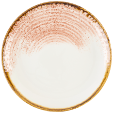 Churchill Homespun Accents Coral Coupe Plate 21.7cm/8.66" (Pack of 12)