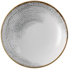 Churchill Studio Prints Homespun Accents Jasper Grey Evolve Coupe Bowl 24.8cm/9.75" 1.1L/40oz (Pack of 12)