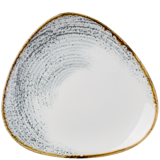 Churchill Homespun Accents Jasper Grey Lotus Plate 26.5cm/10.5" (Pack of 12)
