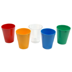 Polycarbonate Fluted Tumbler 150ml (Pack of 10)